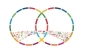 Logo related to South-South Cooperation and SDGs