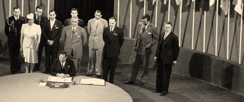 Egypt signs the UN Charter