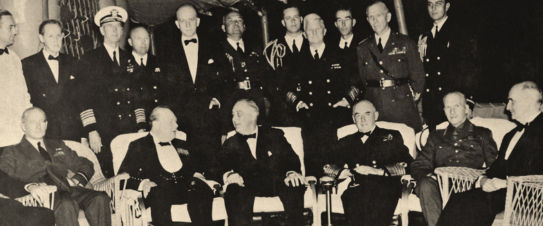 U.S.S. Augusta - formal evening gathering