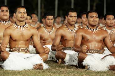 A ceremony in Samoa